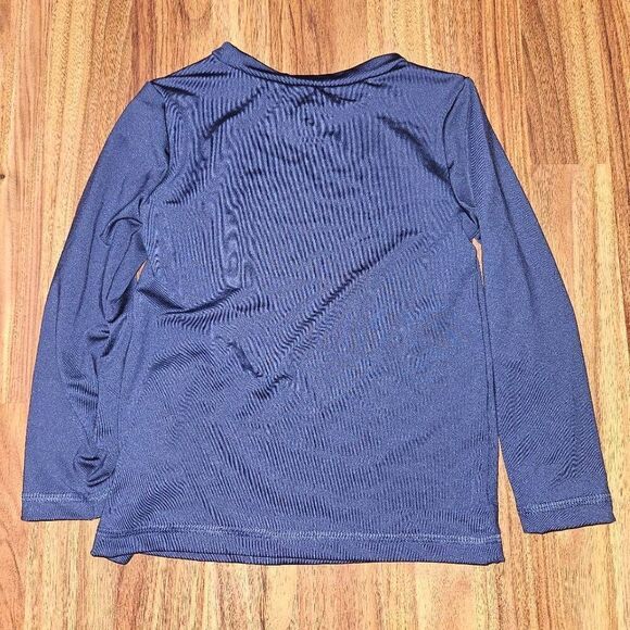 5 For $25 Cat & Jack Navy Blue SPF Long Sleeve Swim Top Rashguard Toddler 4T - Picture 4 of 4